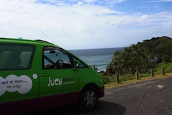 Jucy Campervan in Australia