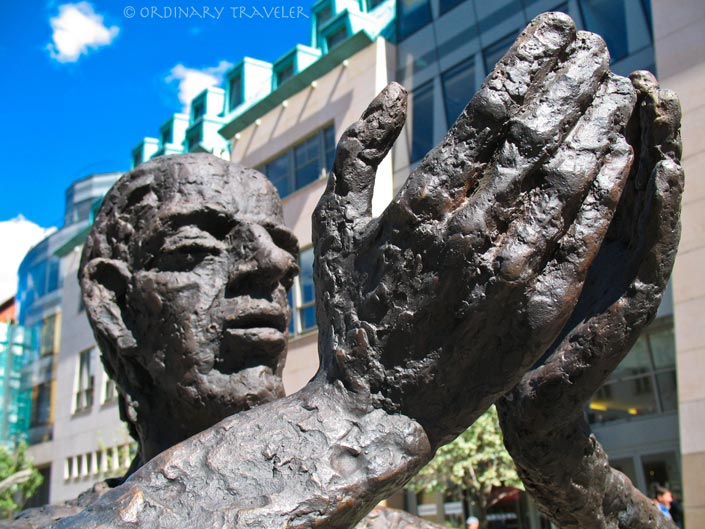 Statue in Prague, Czech Republic