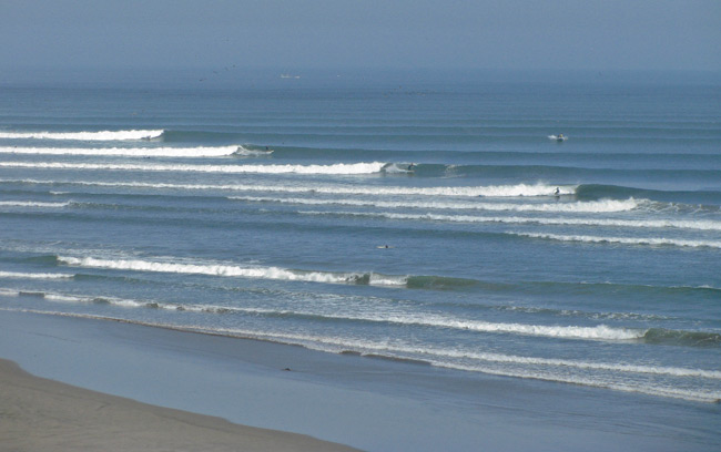 Chicama, Peru - arguably the longest left in the world. Chicama, Peru