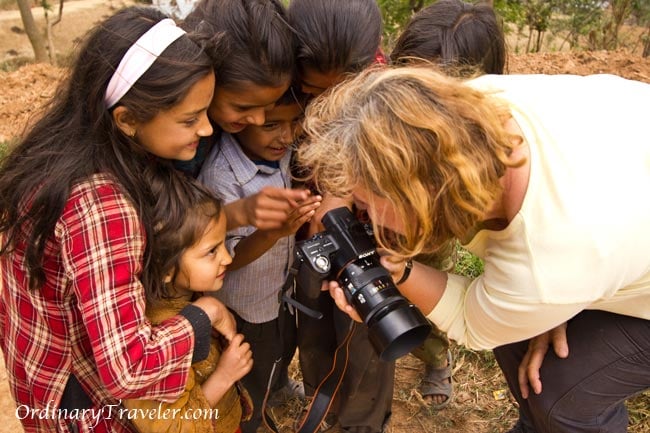 Children in a Remote Village Between Nagarkot & Dhulikel