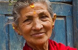 Nepali Woman - Bhaktapur Nepal
