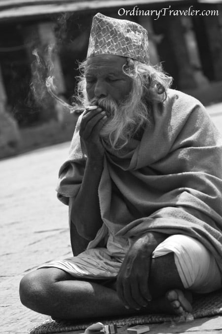 Smoking Man - Pashupatinath Temple