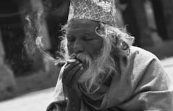 Smoking Man - Pashupatinath Temple