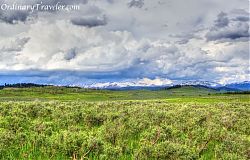 Road to Yellowstone National Park