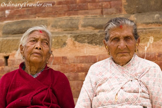 Two Women in Panaouti, Nepal