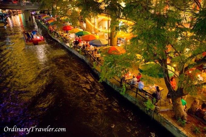 San Antonio Riverwalk at Night