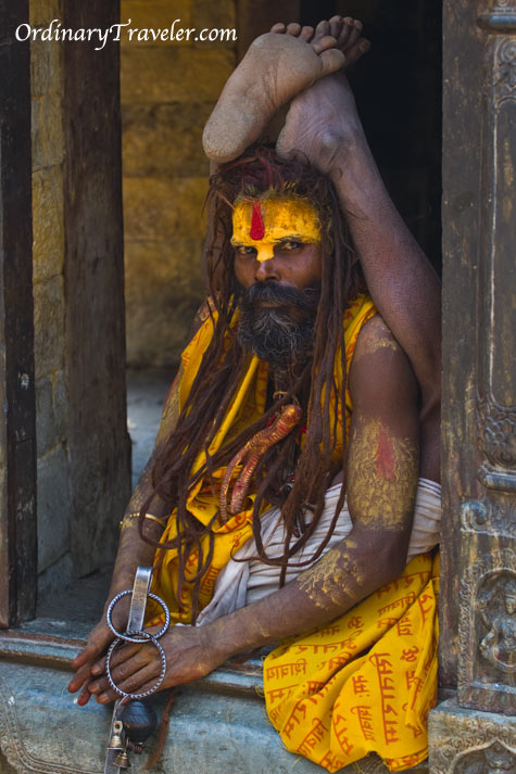 Sadhu in Kathmandu, Nepal