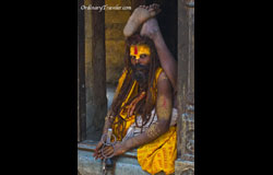 Sadhu in Kathmandu, Nepal