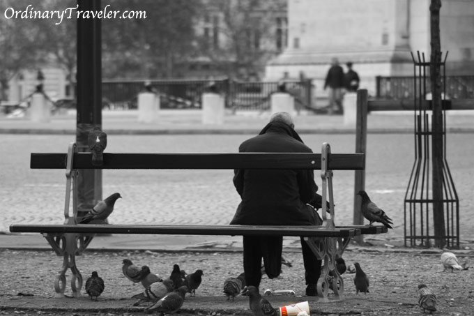 Paris - Man on Bench