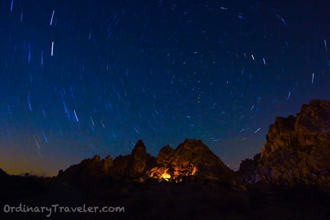 Long Exposure Stars - Joshua Tree
