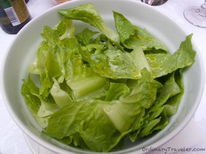 Insalata Verde - Green Salad in Sicily